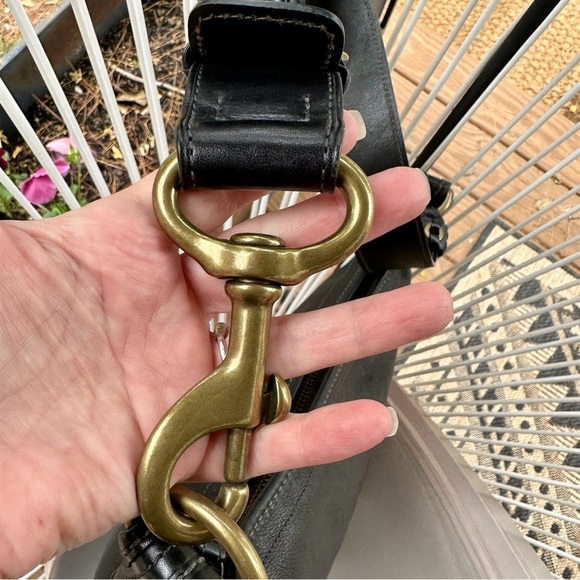 Coach Legacy 11423 EXCELLENT XL Bleeker Tattersall Leather Vintage Bag Duffle - Picture 7 of 14